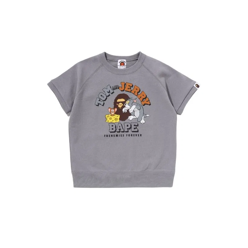 Футболка x Tom and Jerry для детей A BATHING APE, Gray GYX