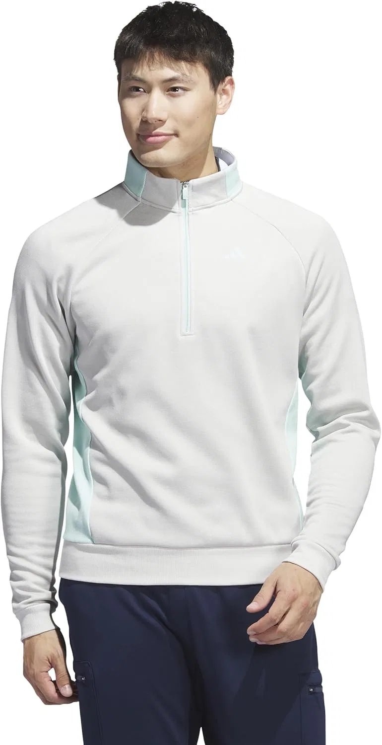 Толстовка Adidas Men's DWR с молнией на четверть, серый