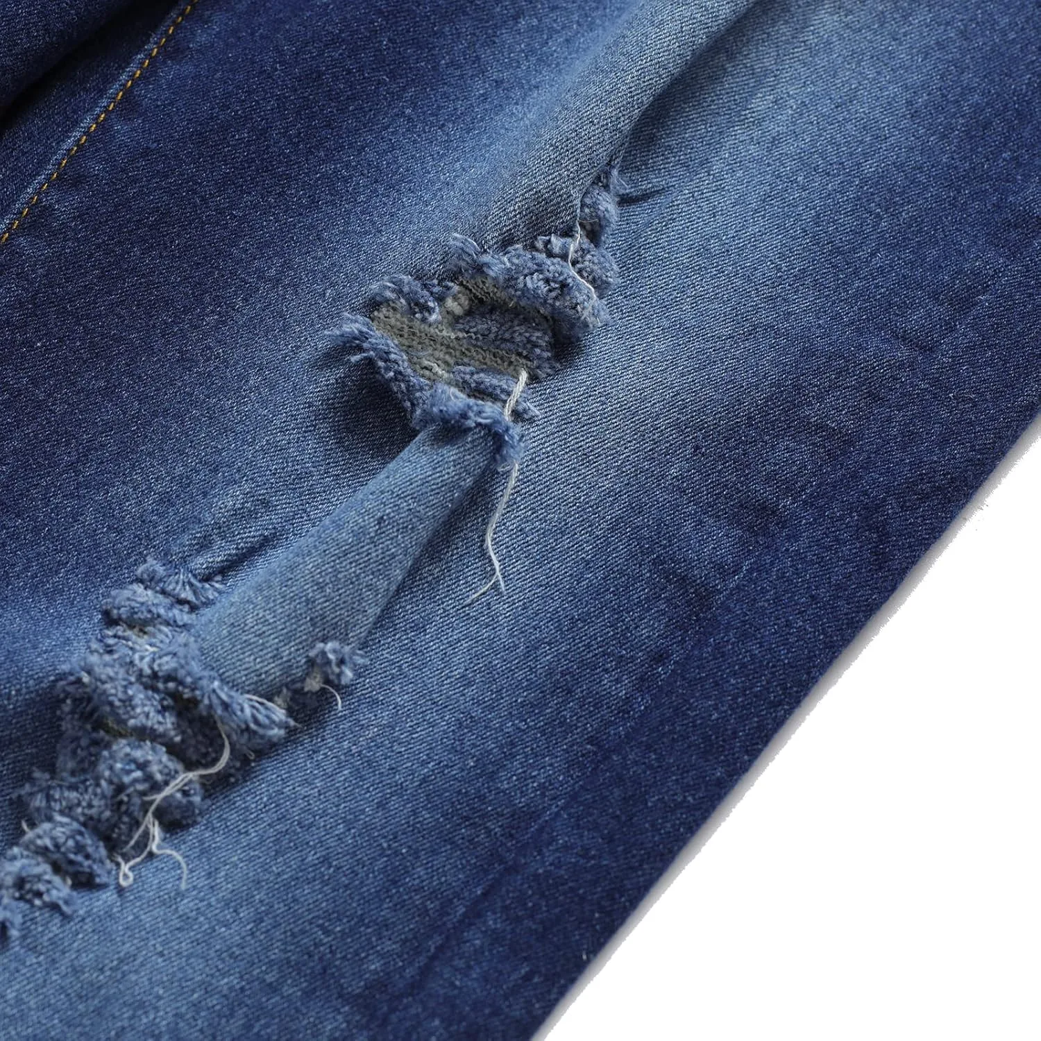 Женские рваные джинсы скинни Slim Fit — фото 4