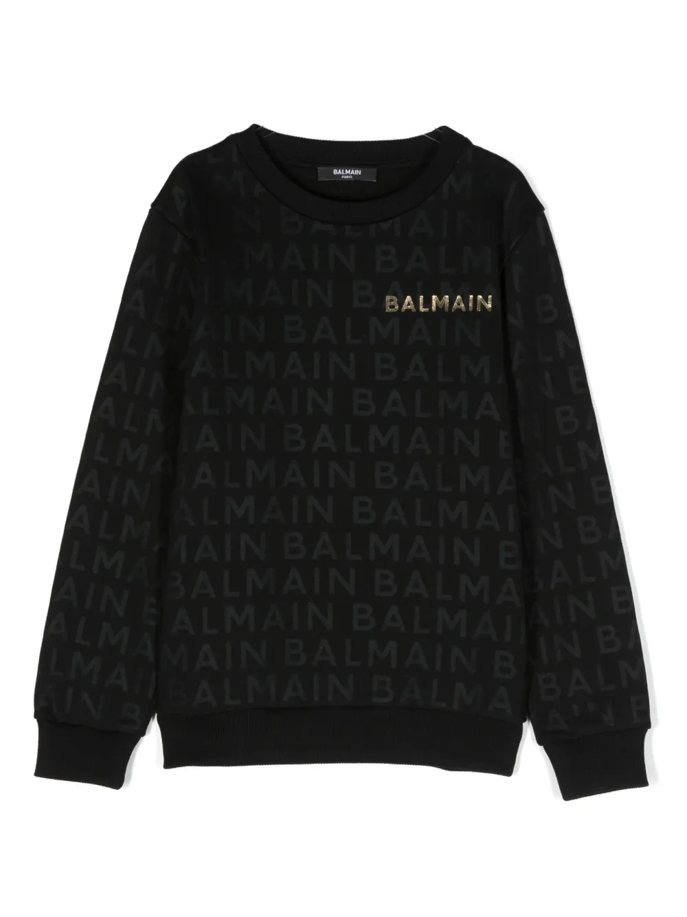 

Толстовка с логотипом Balmain Kids, черный