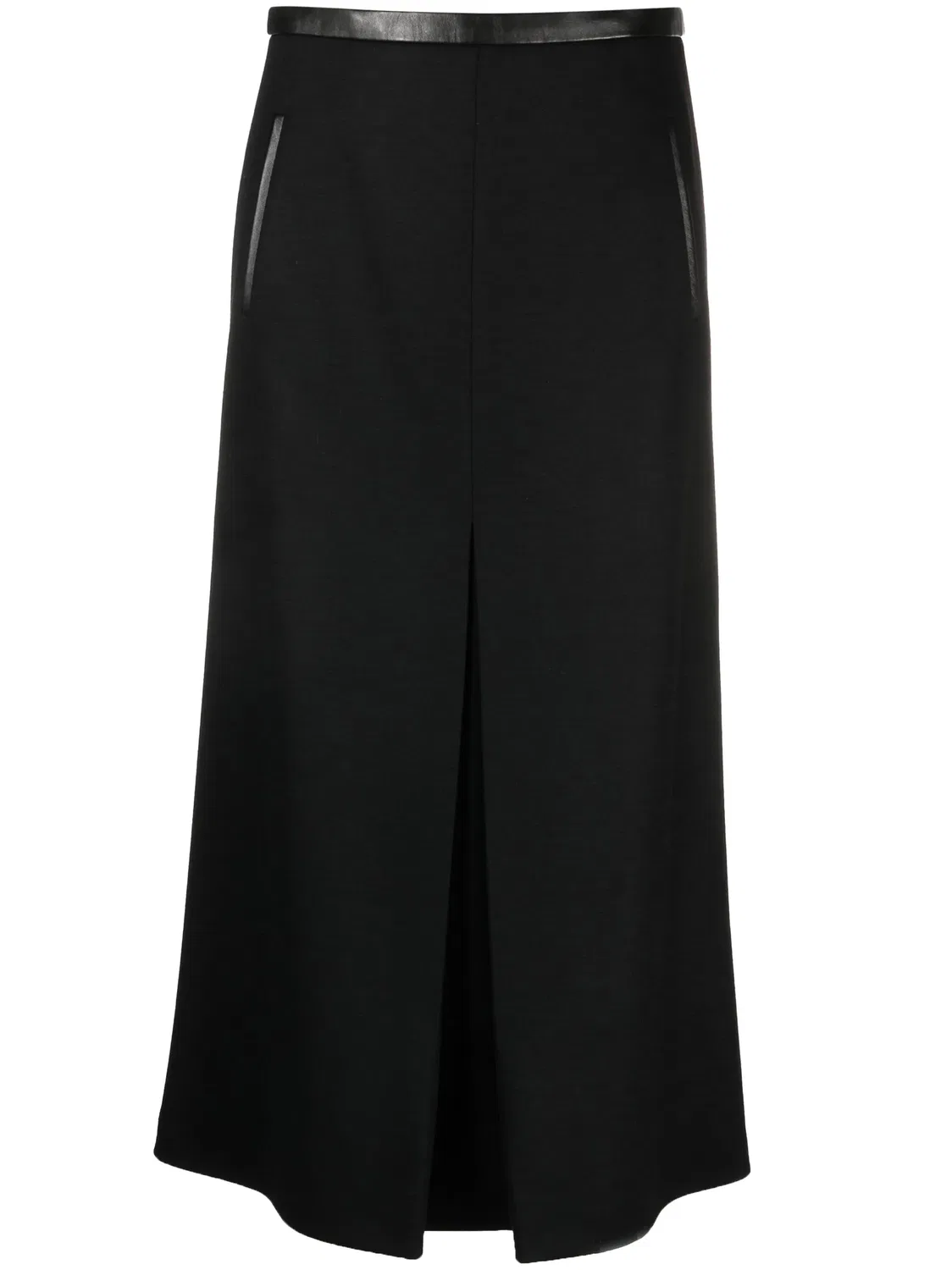 Черная юбка Saint Laurent