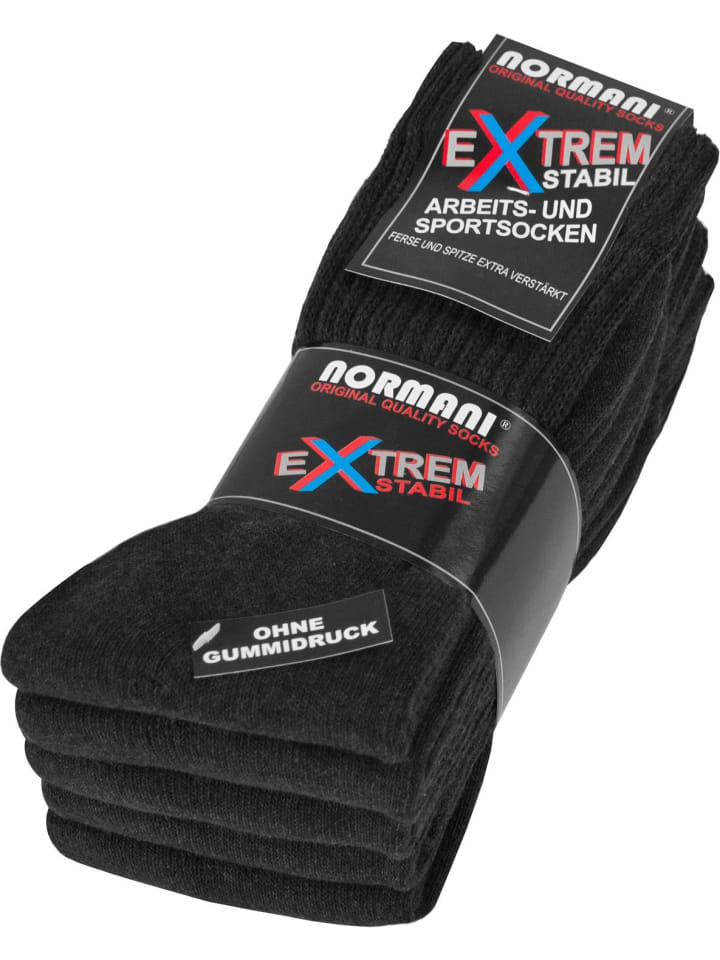 

Normani 10 пар чрезвычайно прочных рабочих и спортивных носков антрацитового цвета