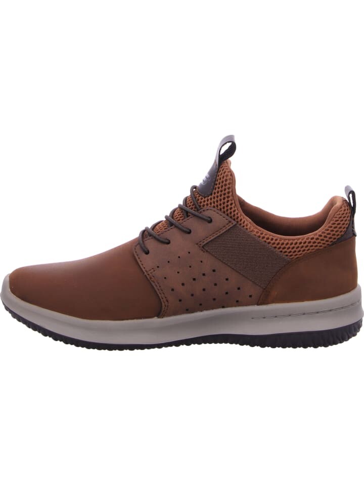 Кроссовки на шнуровке Skechers Lowtop-Sneaker DELSON - AXTON, цвет charcoal/dark brown — фото 4