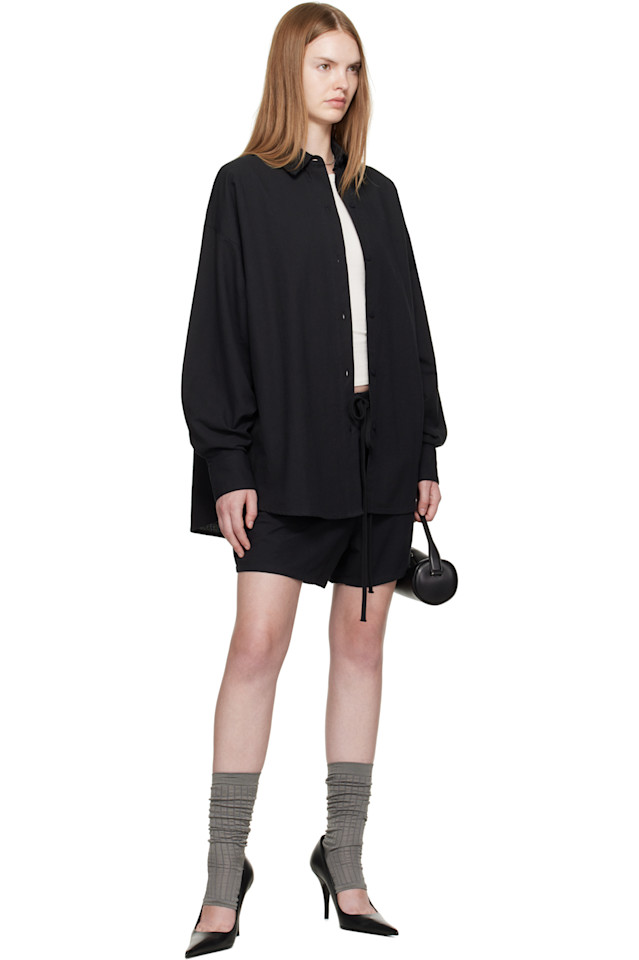 Fear Of God Essentials Черные футбольные шорты — фото 4