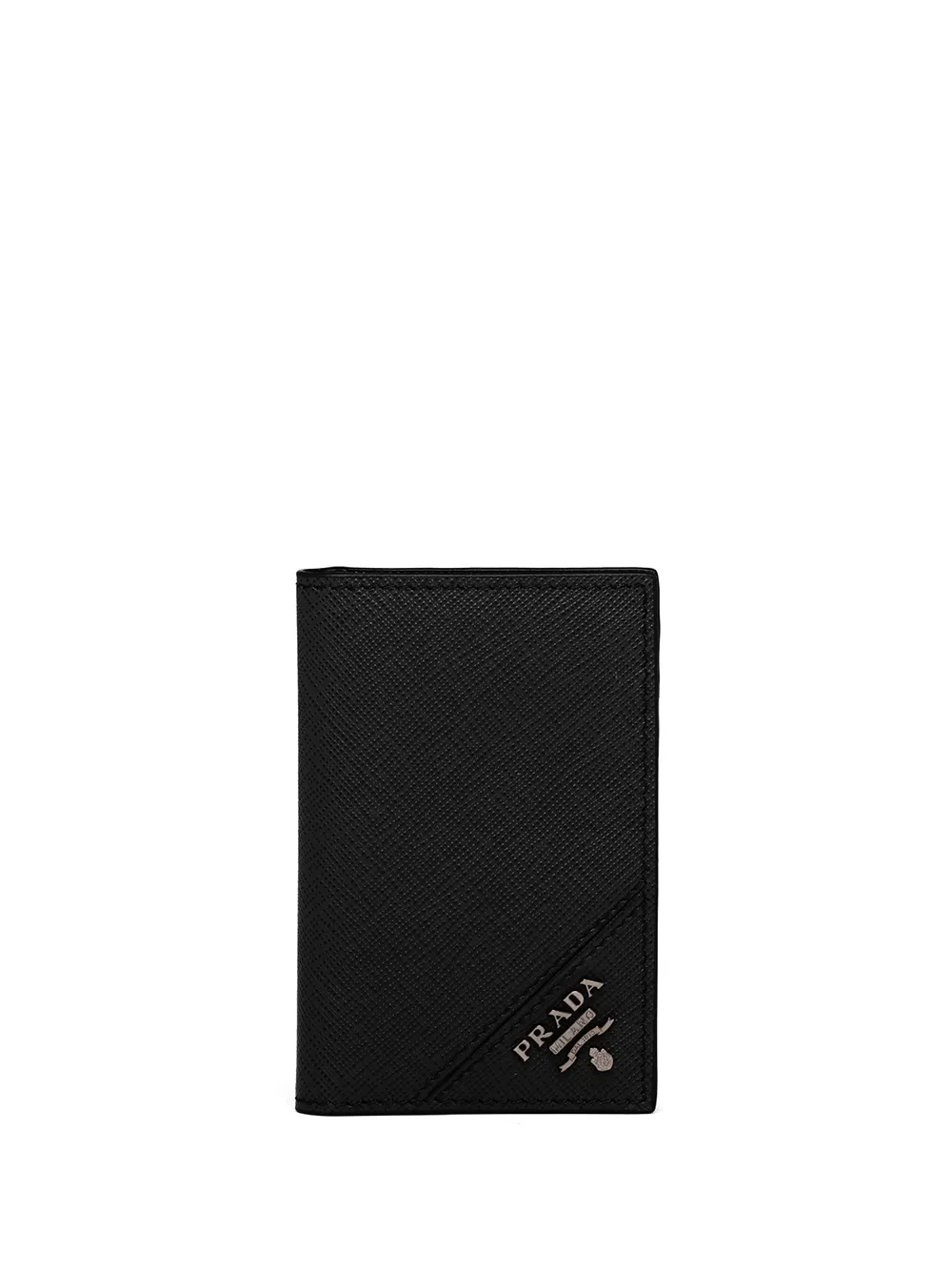 

Бумажник из сафьяновой кожи Prada, черный