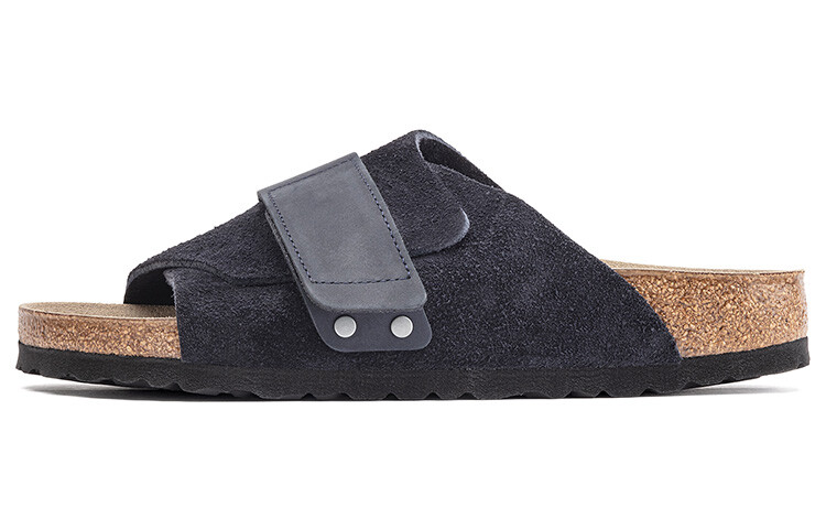 

Промасленная кожаная замша Kyoto черного цвета Birkenstock