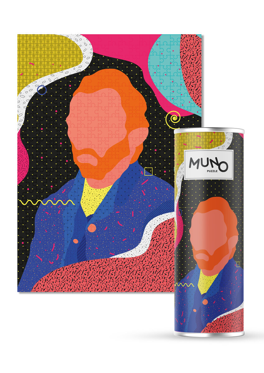 

Муно, пазл "Ван Гог" Эвелины Гонска, В декоративном тубусе, 1000 шт. Muno Puzzle