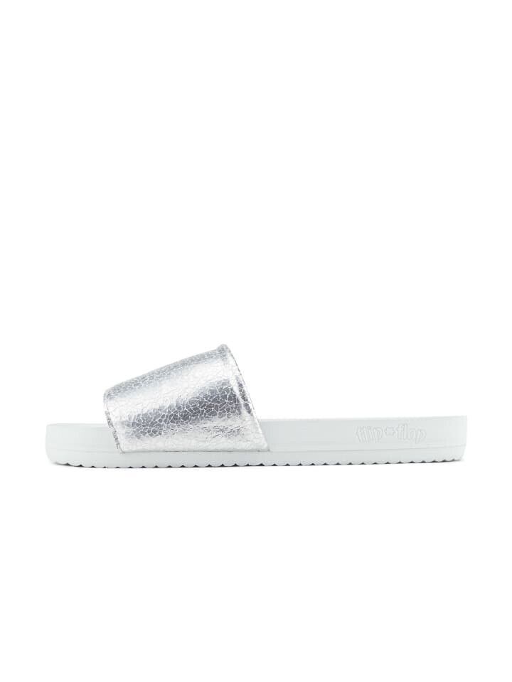 Мюли Flip Flop, серебряный — фото 2