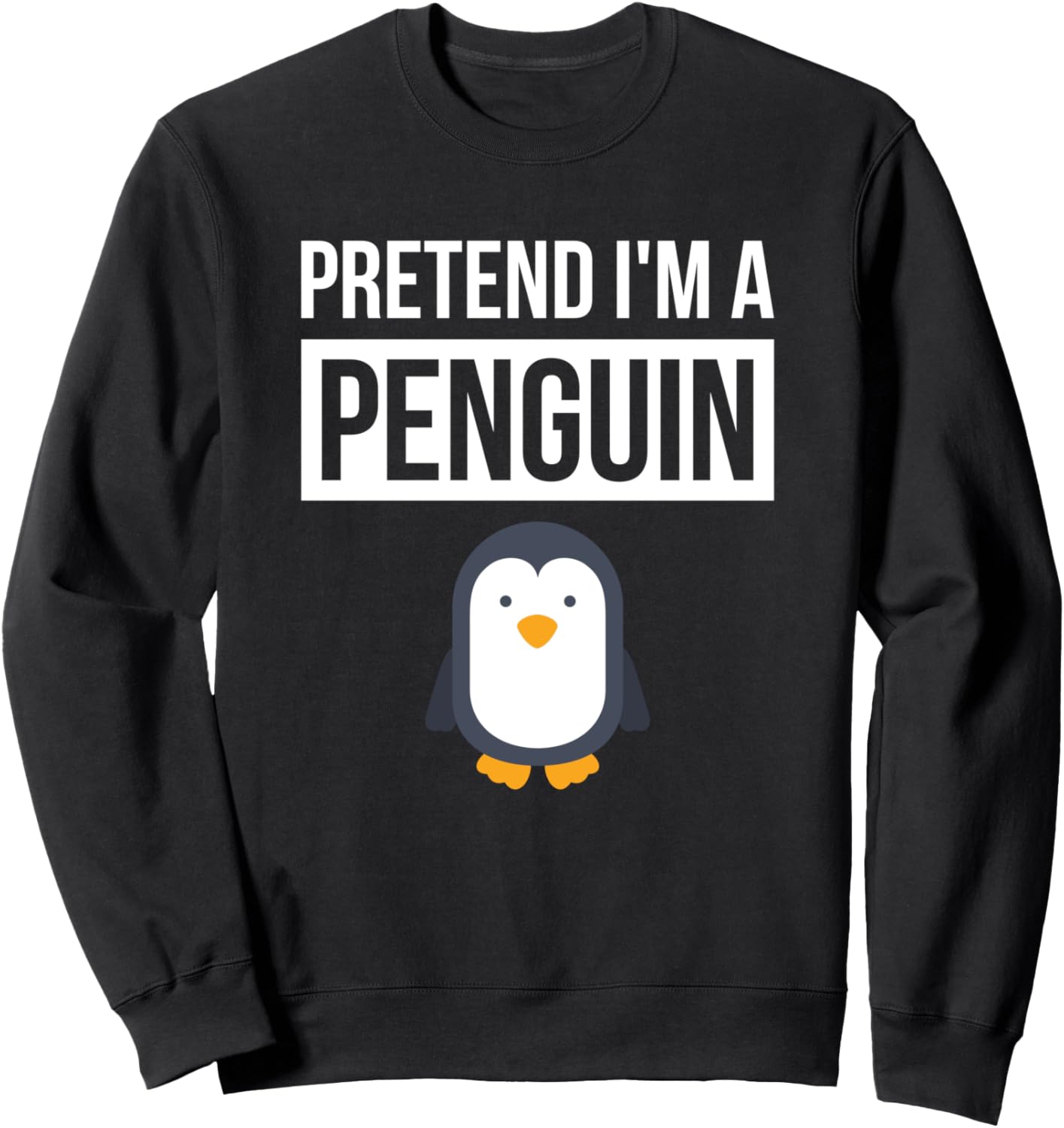 

Простой костюм на Хэллоуин: толстовка «Любители пингвинов: Притворись пингвином», черная (black 19-3911tcx), размер S Shirtbooth: Halloween 2019, Черный, Простой костюм на Хэллоуин: толстовка «Любители пингвинов: Притворись пингвином», черная (black 19-39