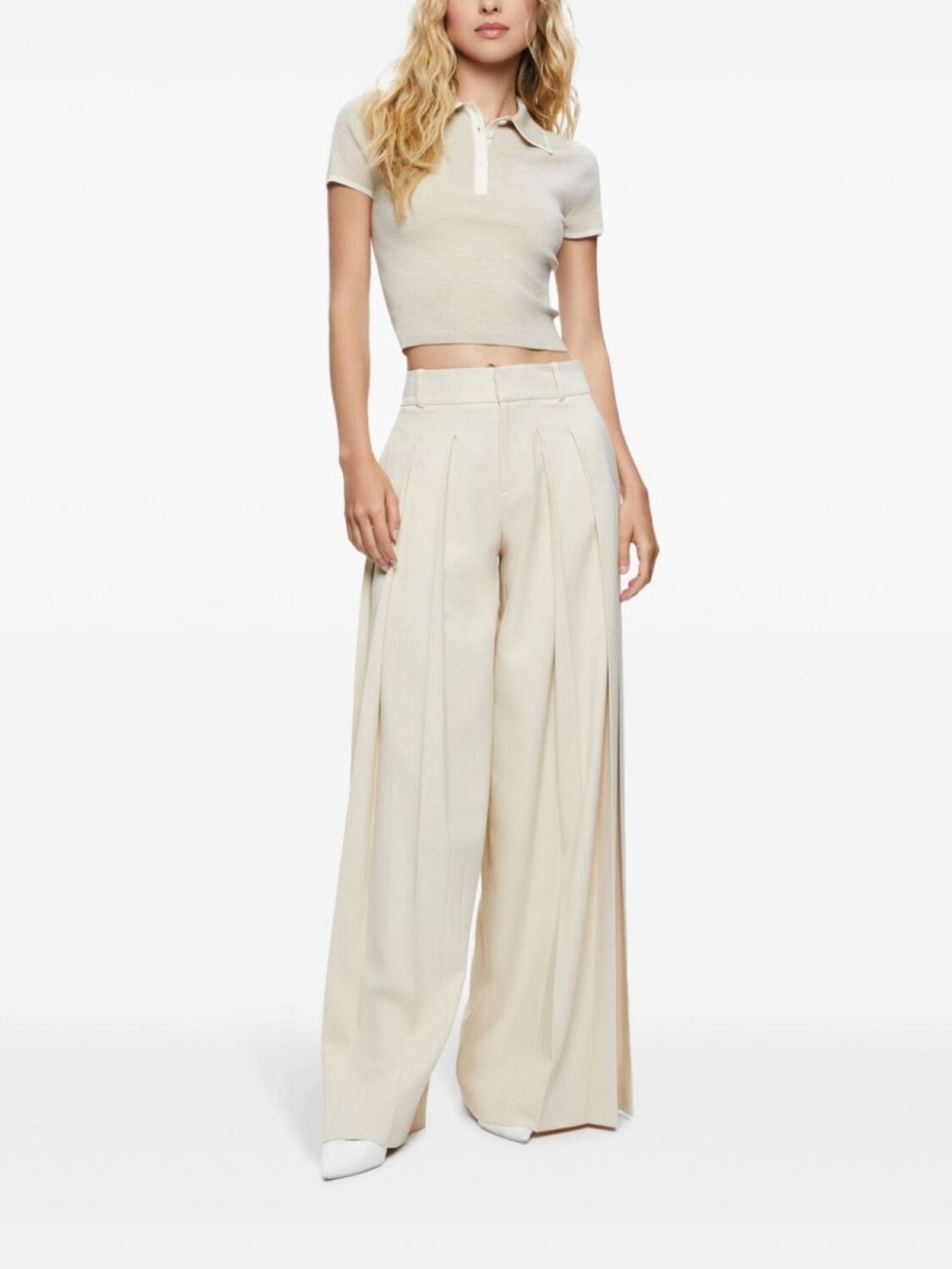 

Alice + olivia рубашка поло Меда, нейтральный цвет