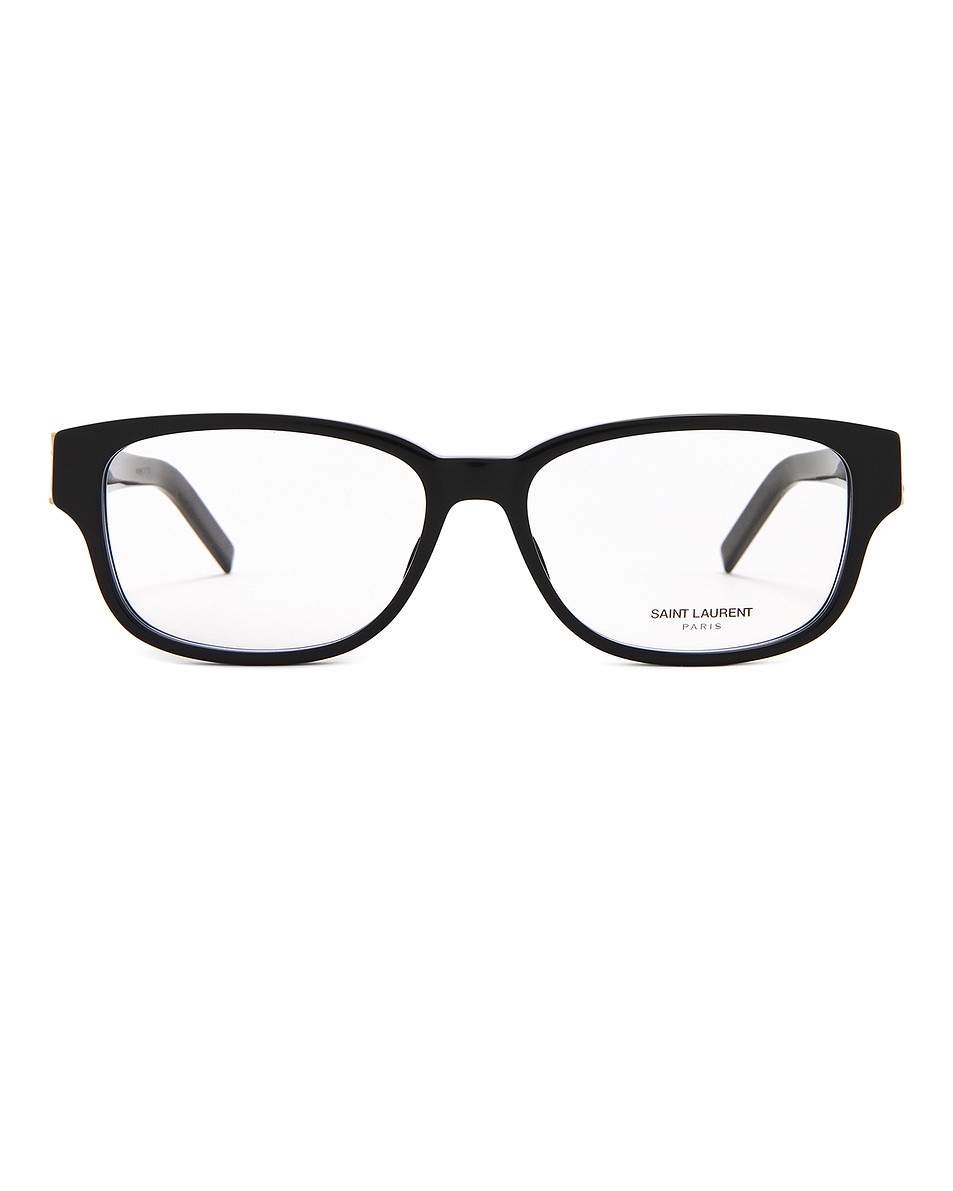 

Квадратные очки Saint Laurent, Black & Transparent