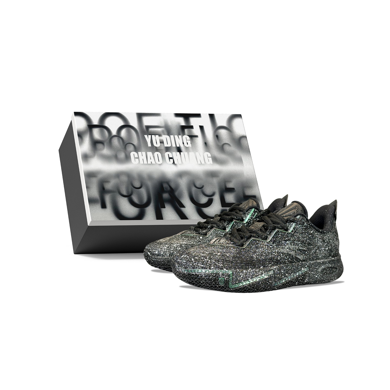 

KAI 2 с амортизацией, устойчивостью к истиранию и упругими свойствами кроссовки Low top Basketball мужские ANTA, черный