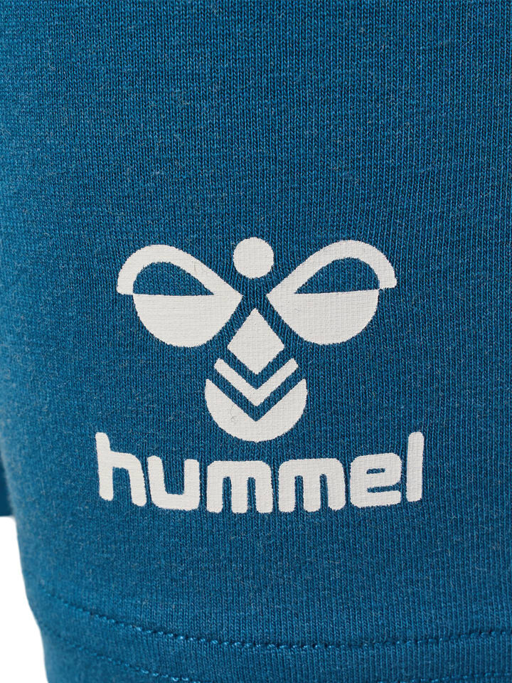 Шорты бермуды Hummel Verstellbare Taille Shorts Hmlflowy Mädchen, цвет BLUE CORAL — фото 3
