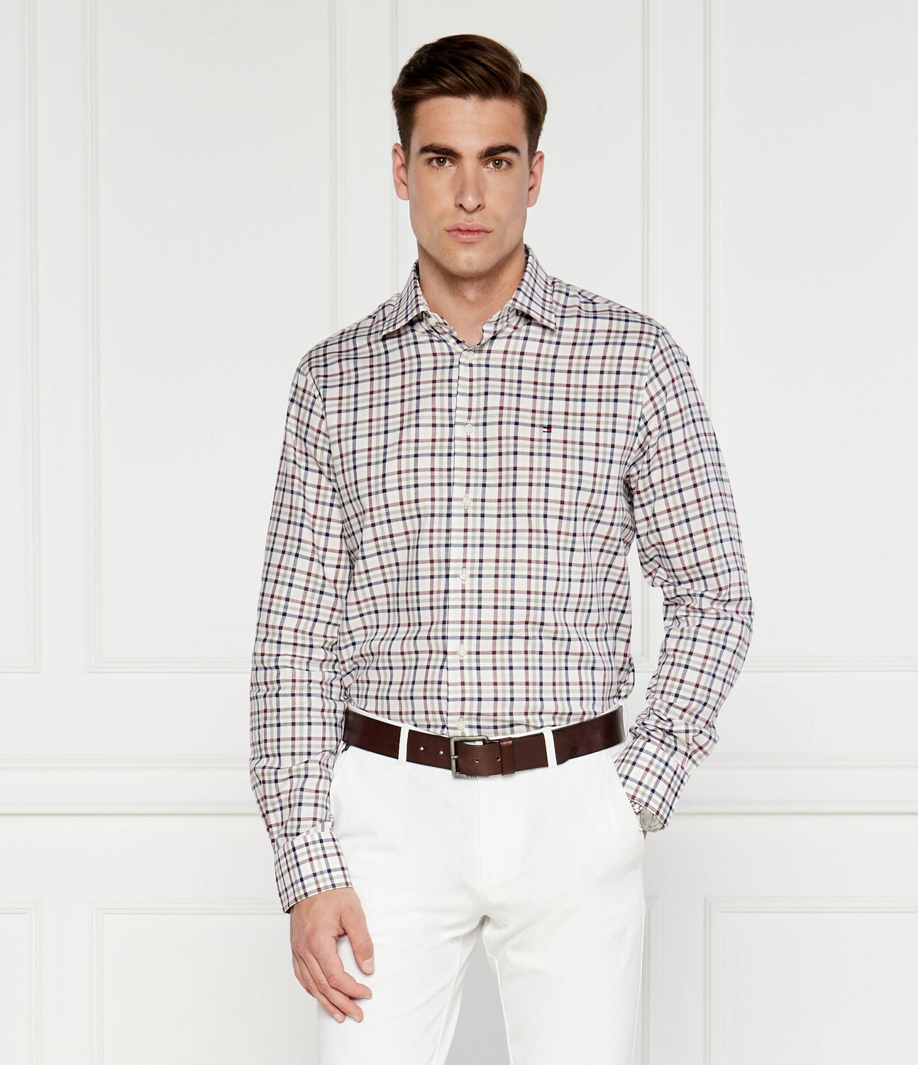 Рубашка Tommy Hilfiger Regular Fit stretch, разноцветный — фото 3
