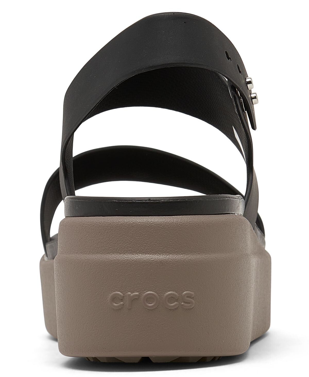 Женские босоножки на низкой танкетке Brooklyn от Finish Line Crocs — фото 4