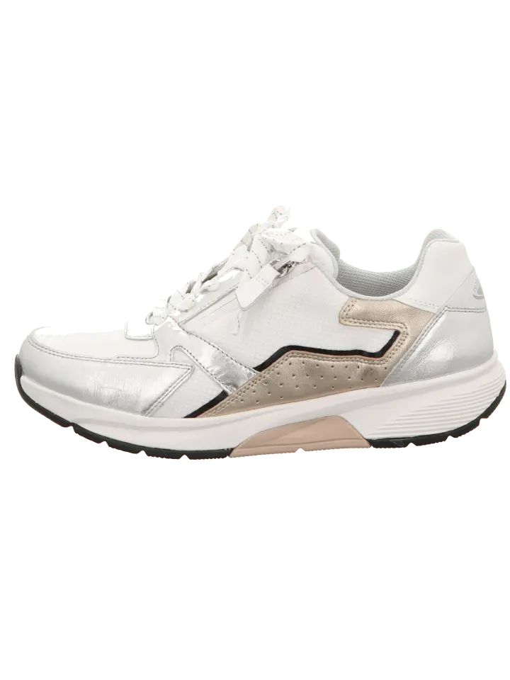 Низкие кроссовки rollingsoft Bequem Schnür Sportl Lose Einlagen, цвет weiss/silb/puder/s — фото 2