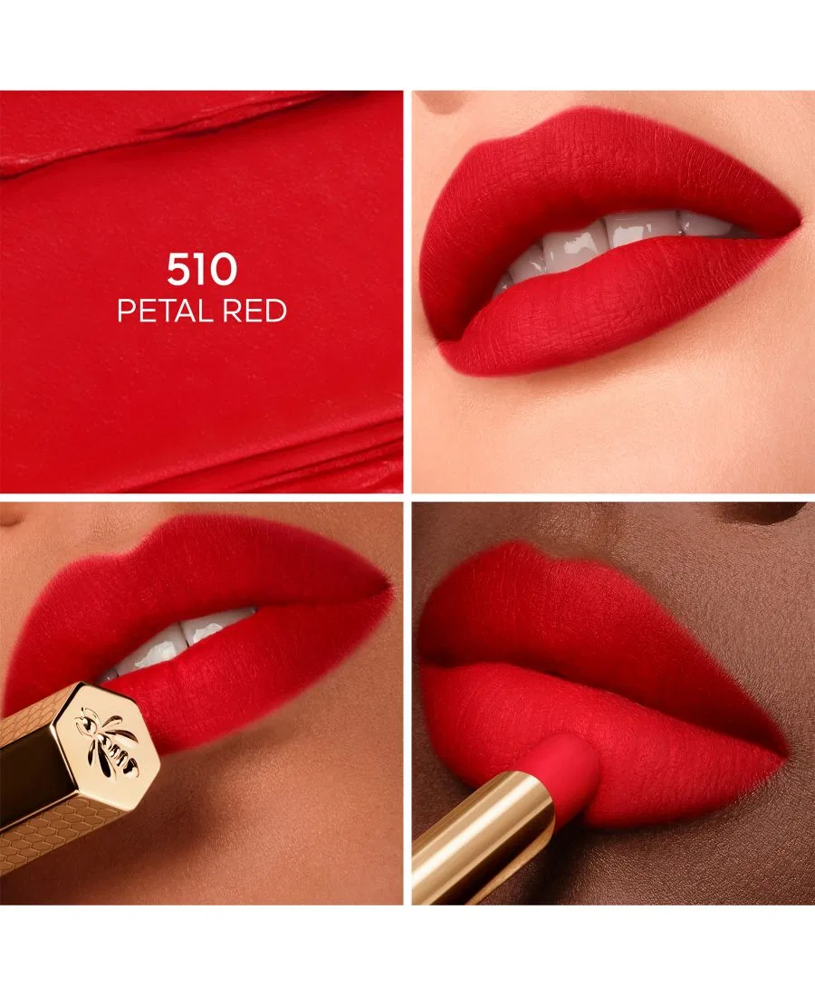 Помада KissKiss с медом Guerlain, 510 petal red — фото 2