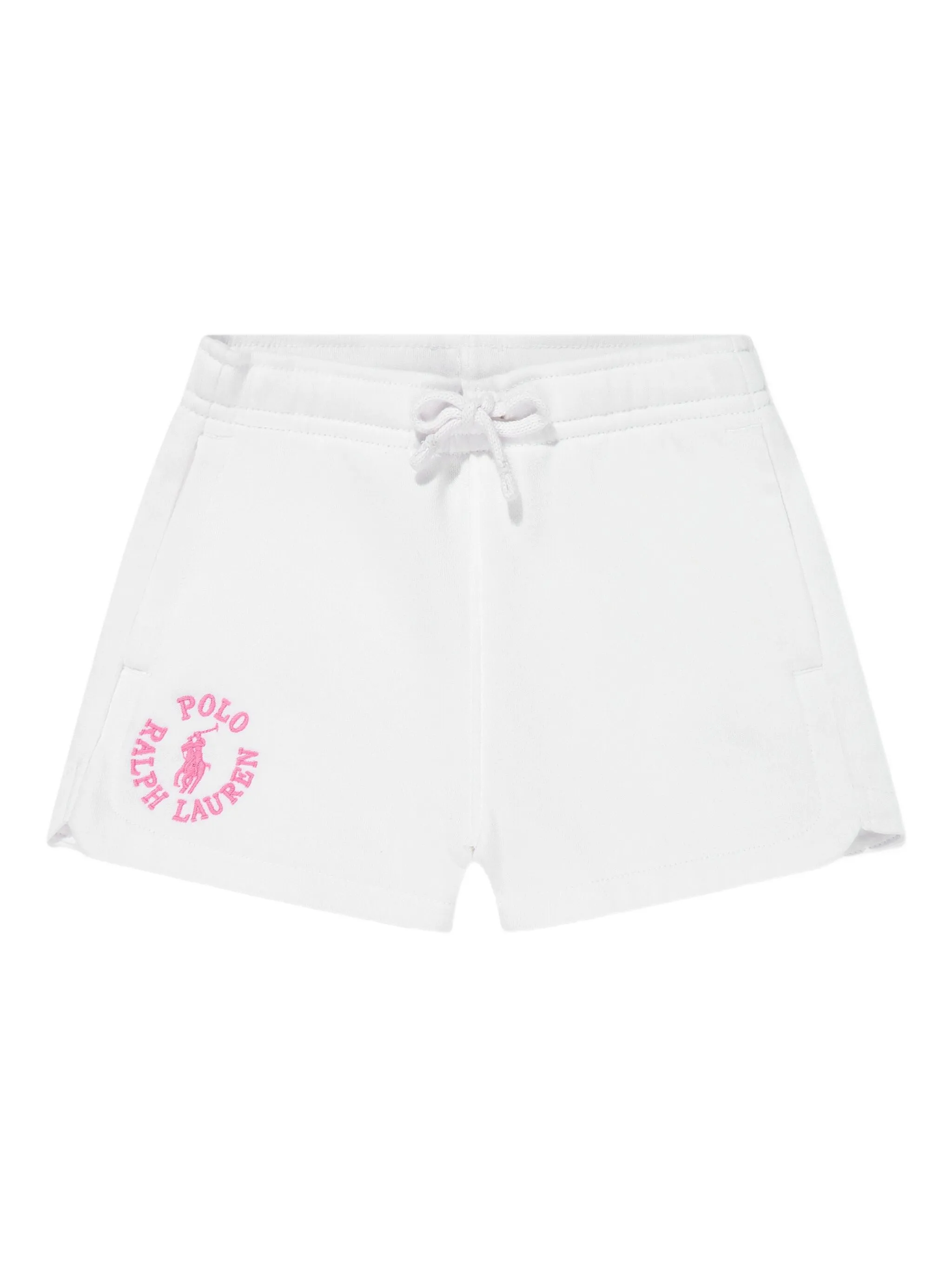 

Спортивные шорты с вышитым логотипом Polo Ralph Lauren Kids, белый