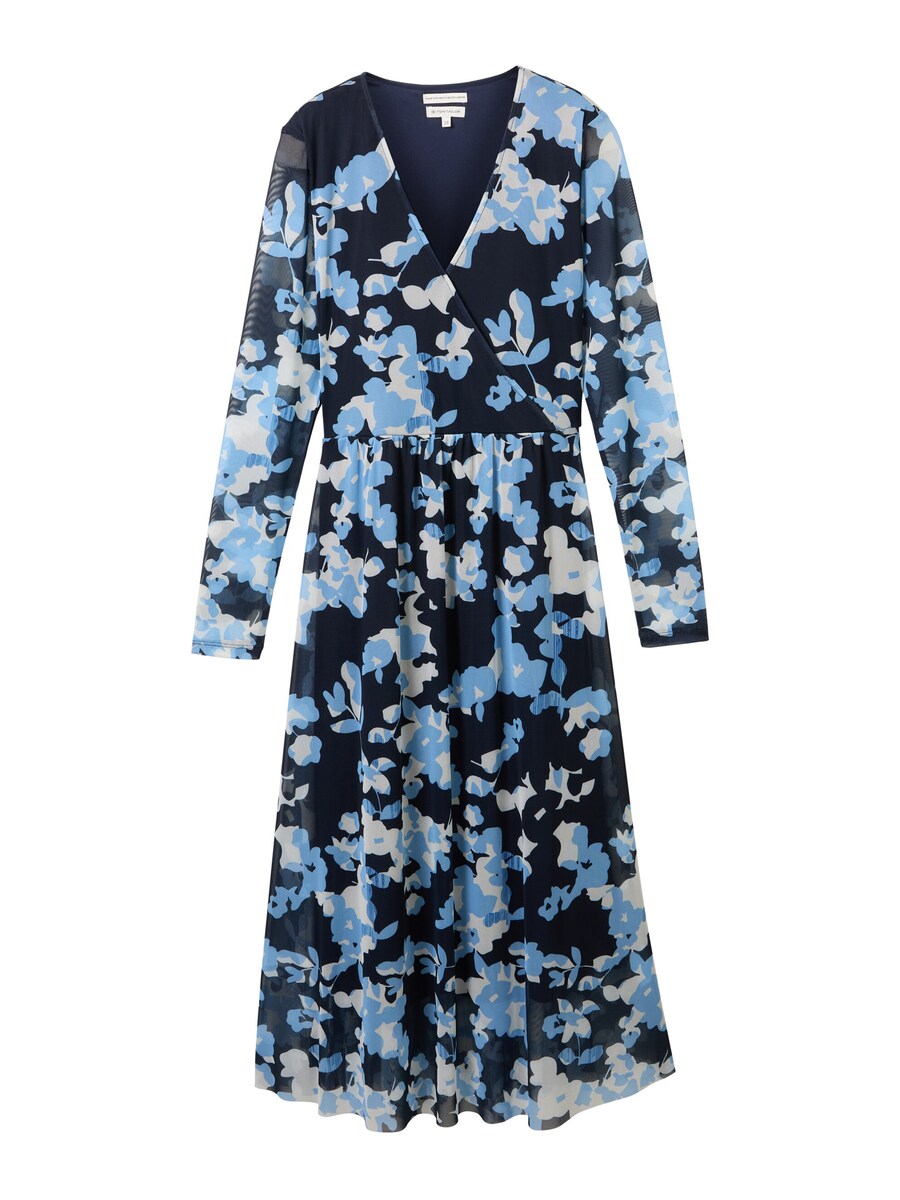 

Миди платье TOM TAILOR, Night blue/Light blue