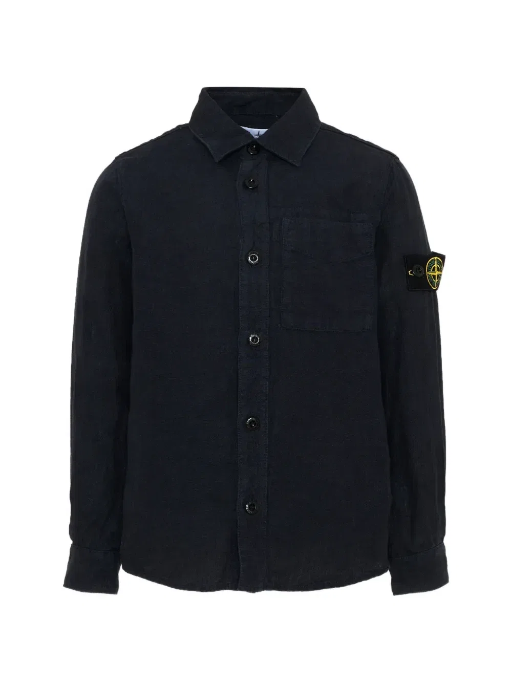 Рубашка с длинными рукавами Stone Island Junior, синий