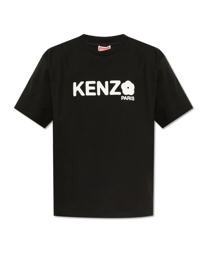 

Футболка с принтом логотипа Kenzo, черный