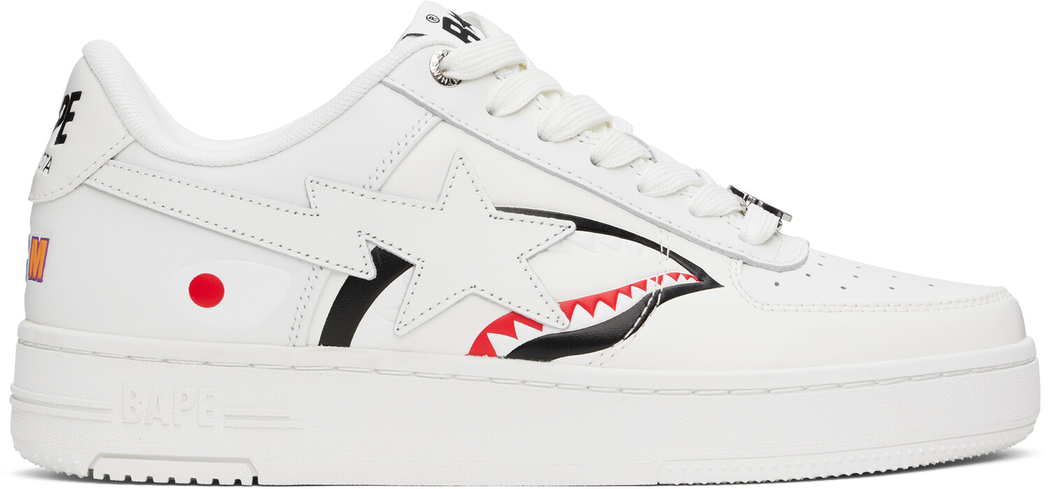 

Кроссовки STA Shark BAPE, белый