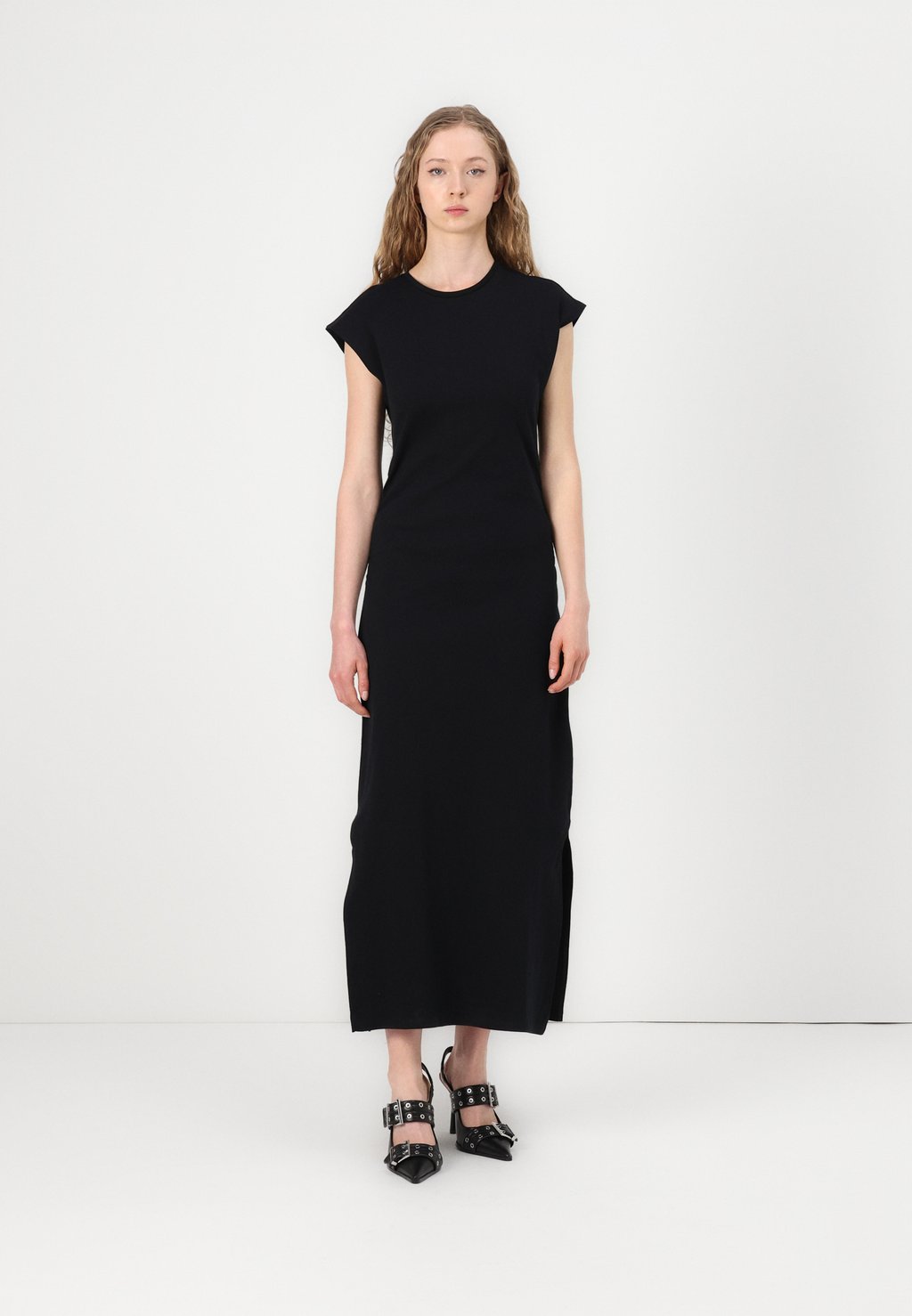 

Платье из джерси ONLFALLON O NECK LONG DRESS BOX ONLY, черный