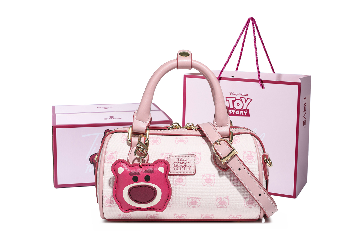 

Disney Кроссбод из ПВХ серии "Клубничный мишка", Cherry Blossom Pink