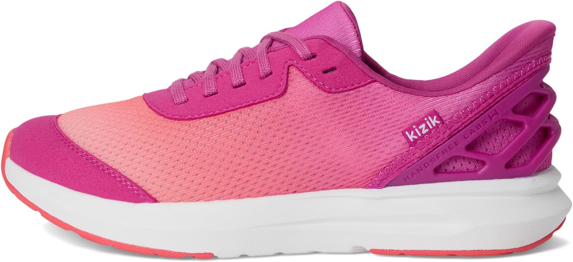 Кроссовки KIZIK Kids  Athens 2 Hands-Free, Fiery Coral/Rose Violet — фото 4