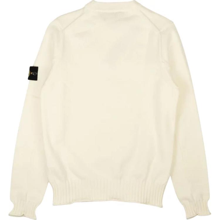 Stone Island Мужская толстовка бежевого цвета — фото 4