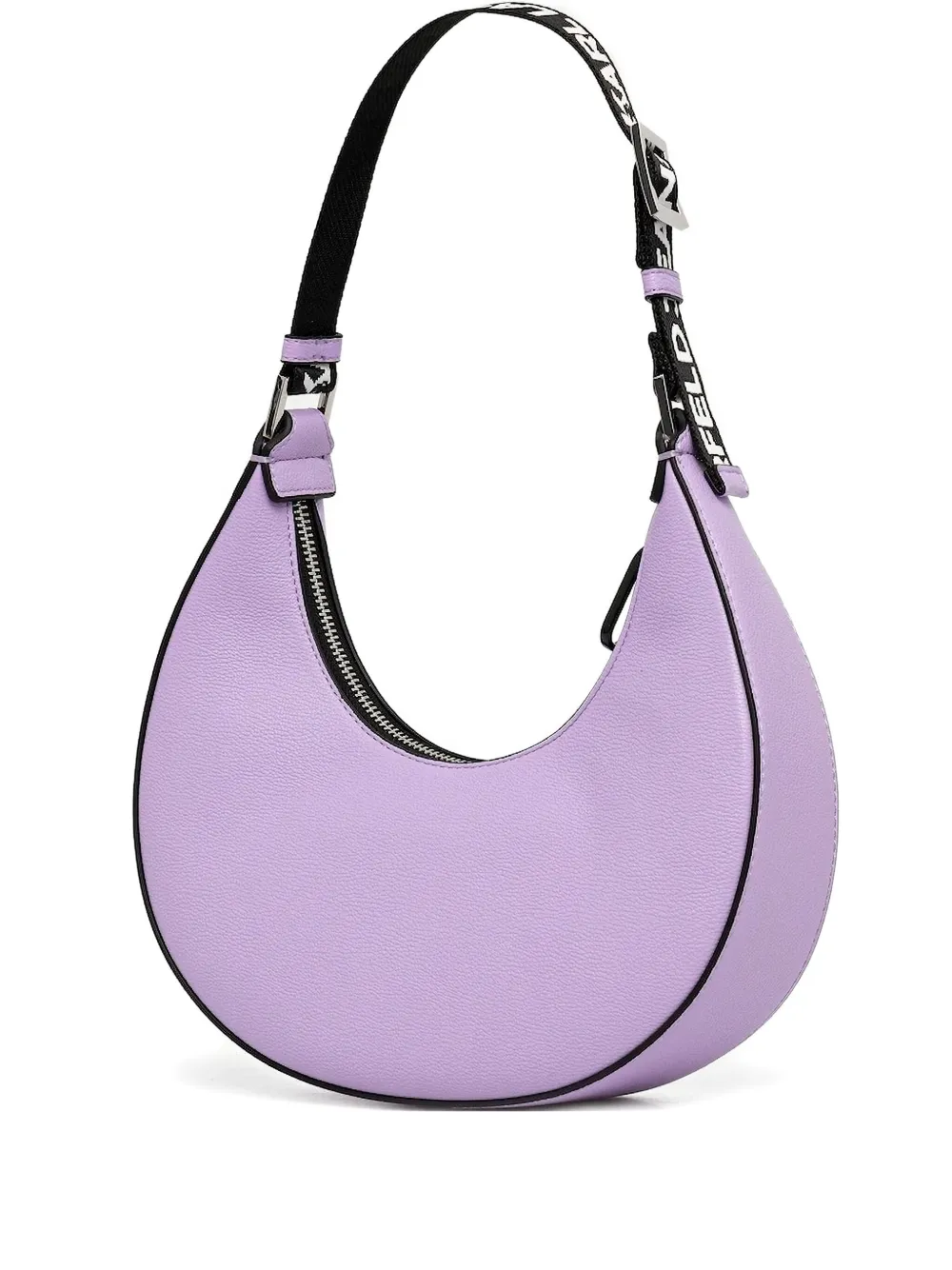 

Сумка через плечо на молнии в форме полумесяца Karl Lagerfeld Jeans, фиолетовый