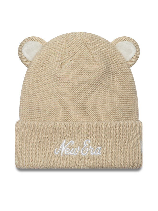 

Зимняя шапка New Era Teddy Bear Ears Cuff Knit Beanie 60580874, бежевый