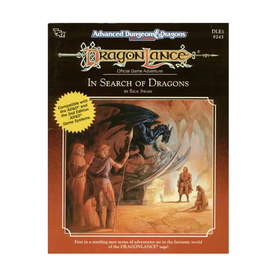 

Модуль In Search of Dragons, Dragonlance - Modules & Adventures