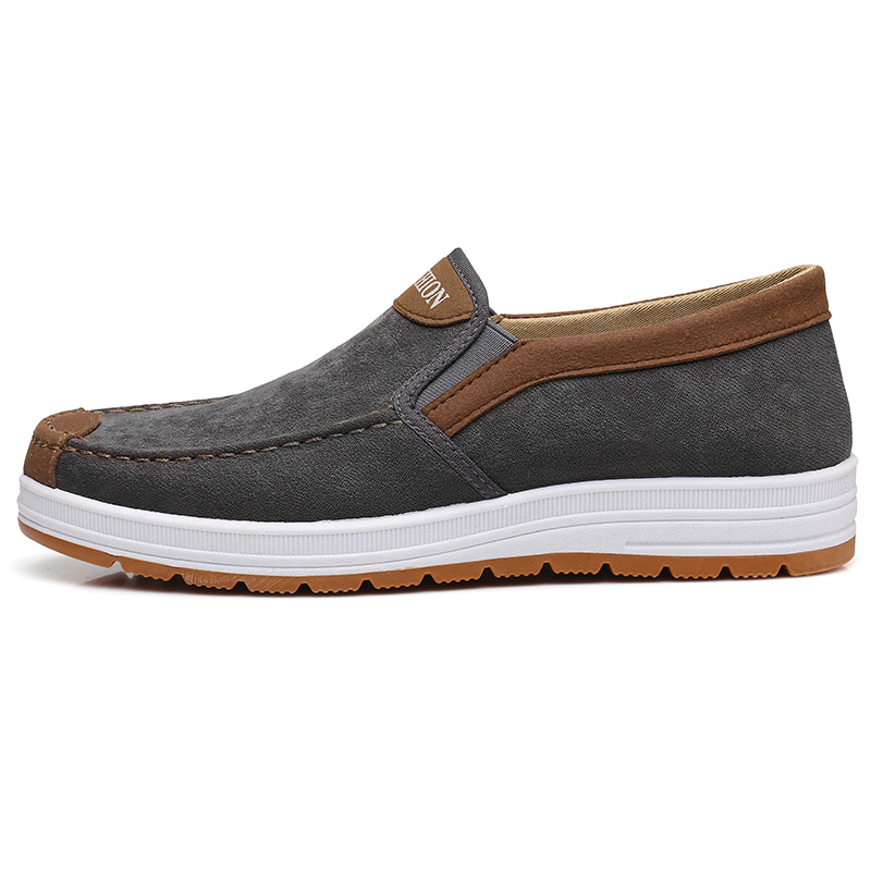 

Strongman Износостойкие и легкие мужские низкие кеды серые, цвет Gray