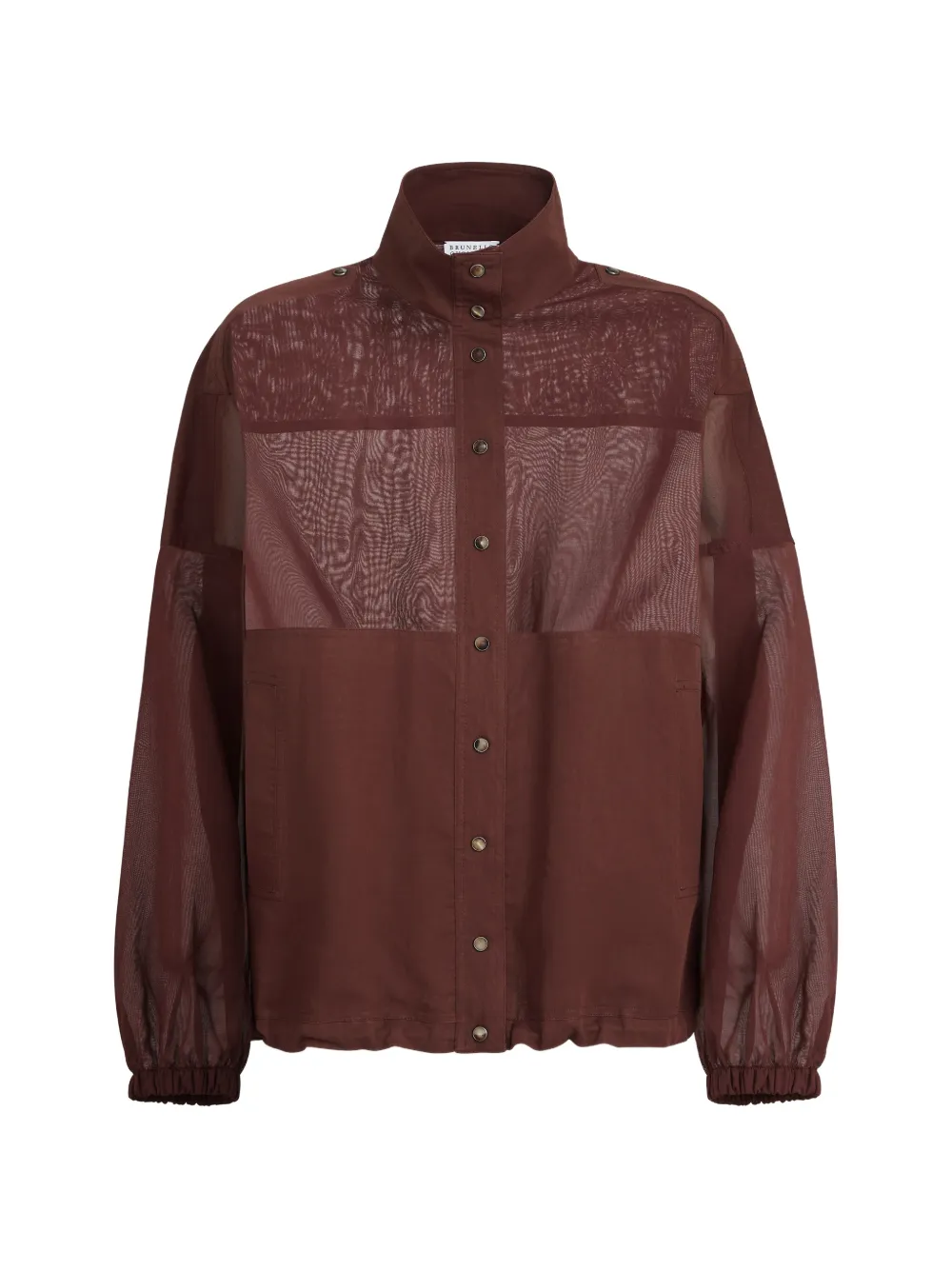 Хлопковая куртка Brunello Cucinelli, красный