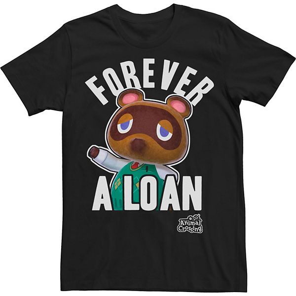 

Футболка Big & Tall Nintendo Animal Crossing Tom Nook Forever a Loan Licensed Character