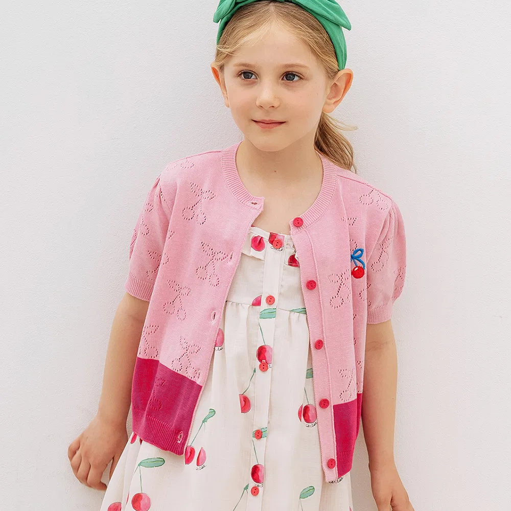 Детский кардиган Cherry розовый от My Little Star