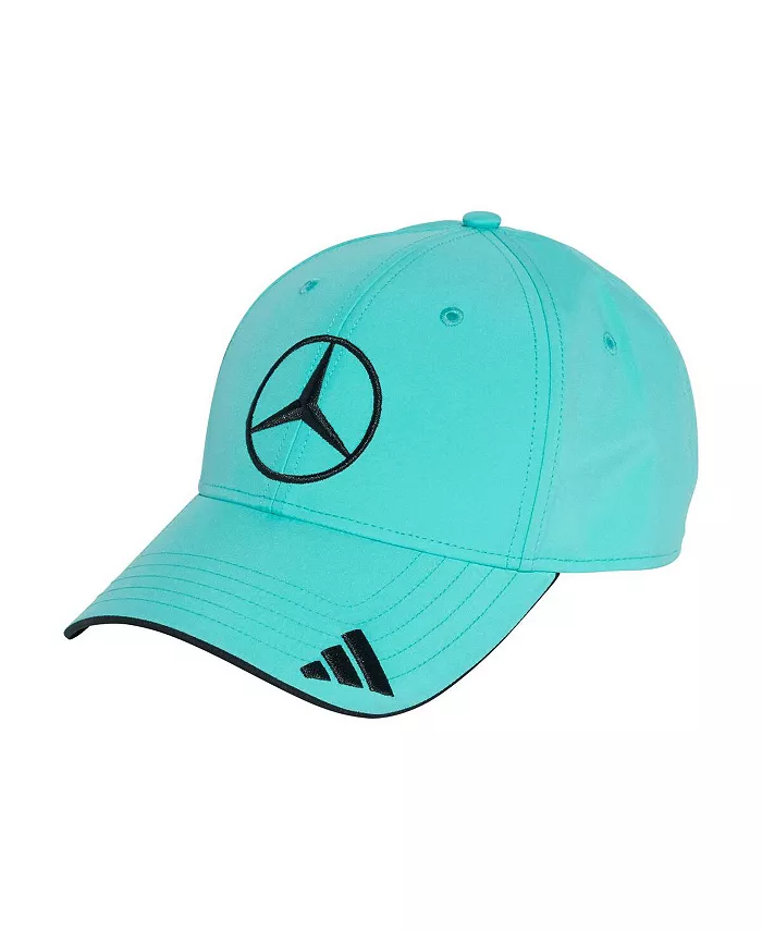

Мужская белая регулируемая кепка Mercedes-AMG Petronas F1 Team Driver Wear adidas, синий