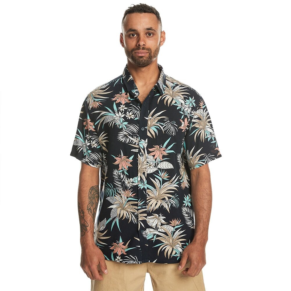 

Рубашка с коротким рукавом Quiksilver Lemnas, разноцветный