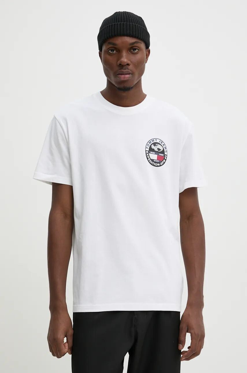 

Хлопковая футболка Tommy Jeans, белый