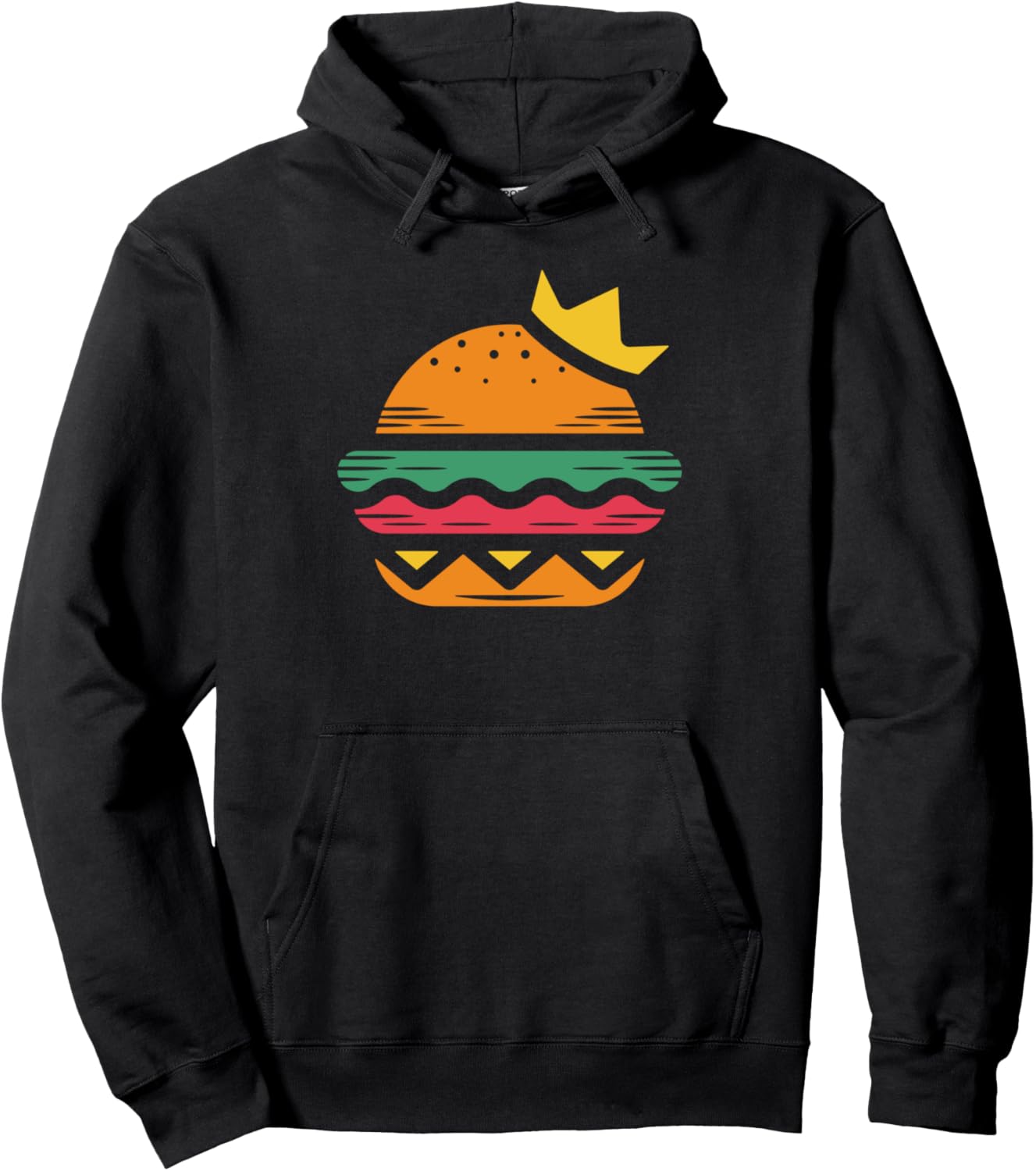 

Худи Burger King, черная Funny Food Apparel