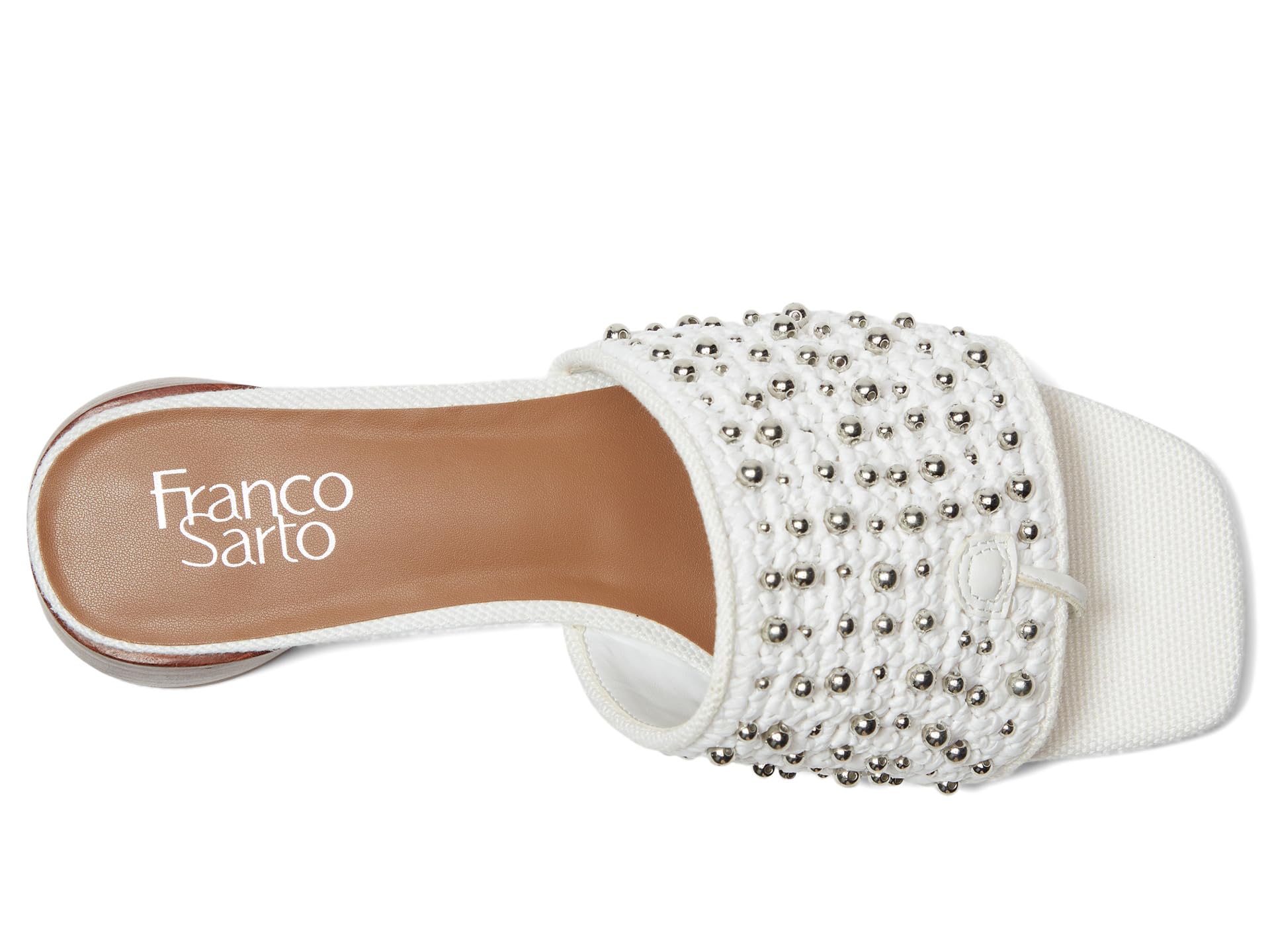 Сандалии Franco Sarto Loran 3, цвет White Stud — фото 2