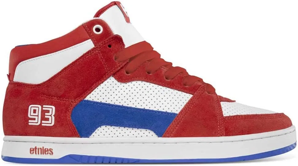 Мужские кроссовки для скейтбординга Etnies MC Rap Hi Top, Red / White / Blue — фото 4