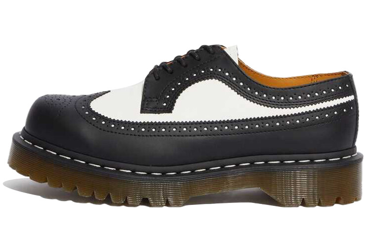 

3989 Женская повседневная обувь унисекс черного/белого цвета Dr.Martens