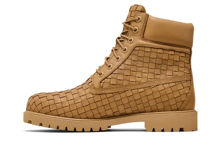 Ботинки Timberland 6 Inch Premium Boot 'Woven Medium Beige Full Grain' — фото 3