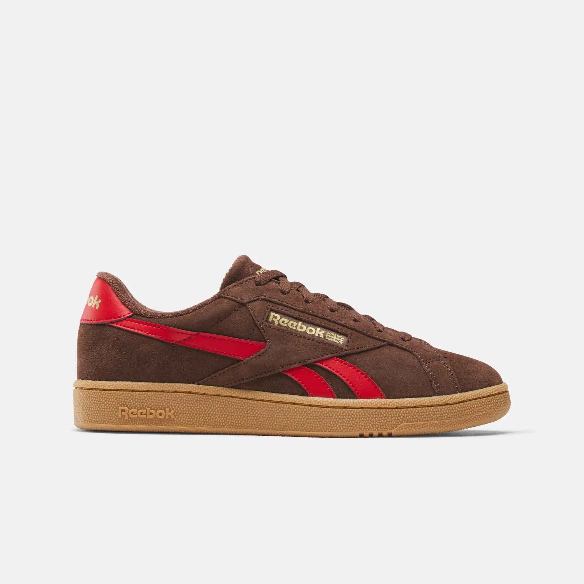 

Обувь Reebok Club C Grounds UK, campus brown/vector red/gum