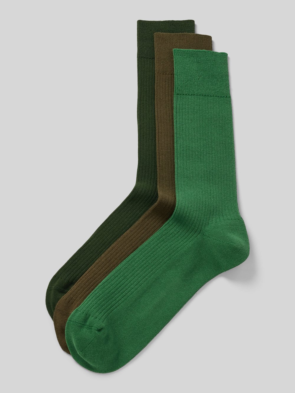

Носки с фактурным рисунком, модель «Риббедова зелень», в упаковке 3 шт DillySocks