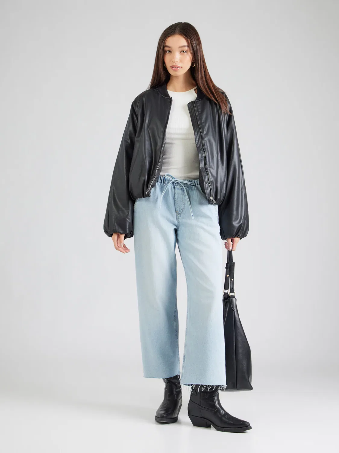 Джинсы Gap свободного кроя EASY 90S светло-голубого цвета — фото 4