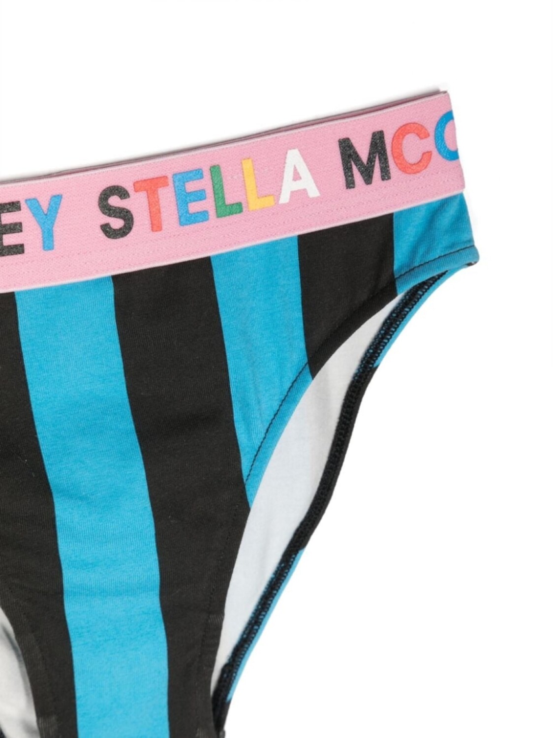 Stella McCartney Kids комплект из двух трусов-брифов с логотипом, розовый — фото 3