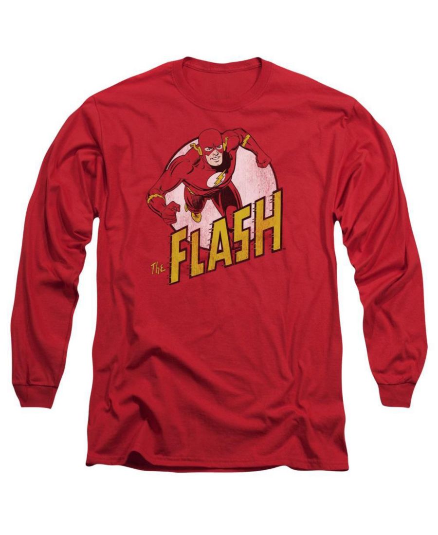 

Мужская футболка с длинным рукавом DC Comics / Футболка для взрослых Flash, Red, Серый, Мужская футболка с длинным рукавом DC Comics / Футболка для взрослых Flash, Red